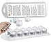 SLBSTORES 12x LED Submersible Tea light Tealight Candles with Remote Control Replaceable Coin Battery Underwater Waterproof Lamp for Christmas Birthday Wedding Party Occasion Use (White)