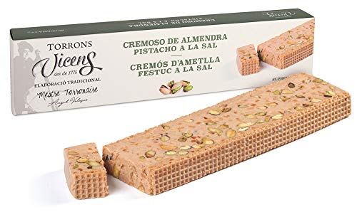 Turrón Cremoso de Almendra y Pistacho a la Sal en estuche 300gr