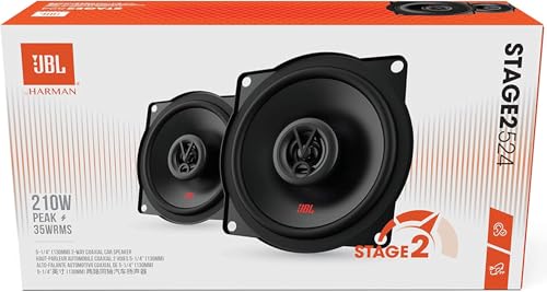 JBL Stage2 524 Juego de altavoces coche de 2 vías di Harman Kardon - Altavoz de 210 vatios echo auto 13 cm - imagen 9