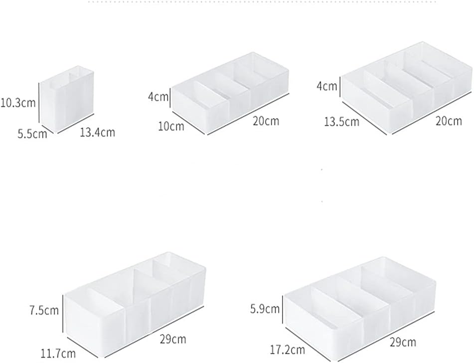 Adjustable Drawer Make Up Storage Box Plastic Sundries Cosmetic Container Divider Desktop Fragrance Finishing