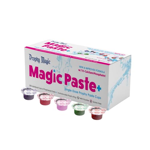Magic Paste Plus w TCP Coarse Grit - Assorted 4X Flavors Mint, Cherry, Strawberry & Grape