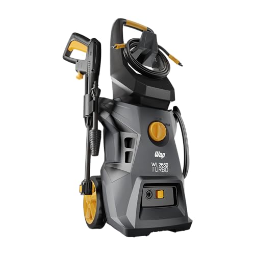WAP Lavadora de Alta Pressão WL 2660 Turbo 1800W com Aplicador de Detergente e Mangueira Desobstruid