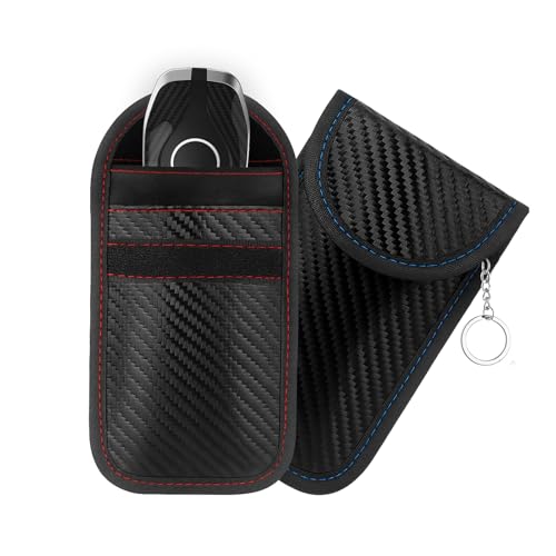 kwinfei Key Pouch for Car Keys,2024 Car Key Signal Blocker Pouch,Keyless Car Key Signal Blocker, Anti-Theft Car Key Holder, Car Key Safety Protector, Blocks Key Fob Signals