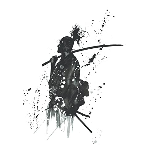 Tableau Samourai Shadows Katana pour sublimer un mur blanc sans âme