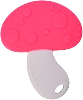 SAFIGLE 1Pc Brinquedos Para O Bebê Cogumelo Mordedor Cogumelo Brinquedo Do Bebê Molares Varinha Mordedor Do Bebê Mitten Varinha Molar Bebês Dentição Brinquedo Luvas Dentição Vara Molar