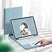 PboyiqiS Keyboard Case for iPad Pro 13 Inch (M5 2025/M4 2024), Slim Touchpad Detachable Bluetooth Keyboard Cover with Pencil Holder, Blue