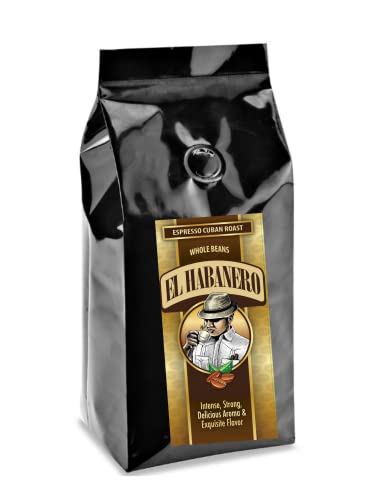 El Habanero Espresso Cuban Roast Whole Beans 1 Bag