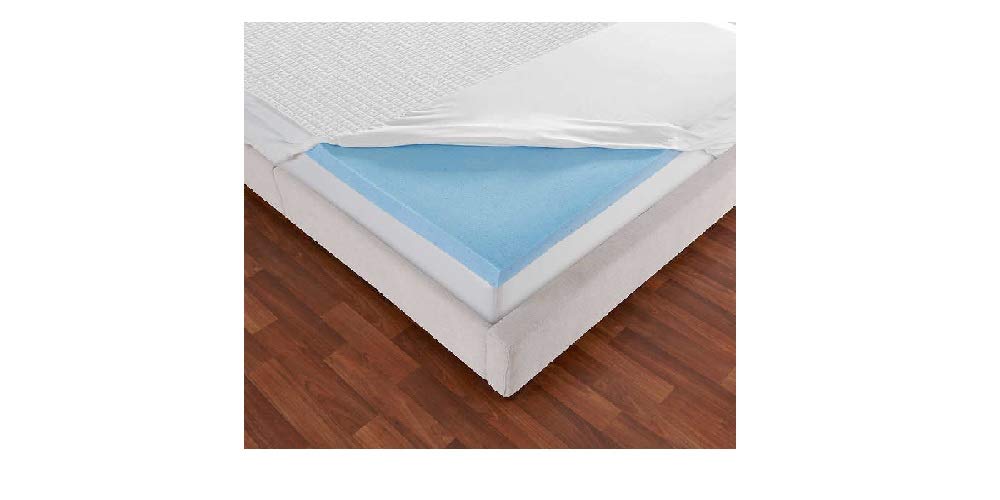 Novaform Gel Memory Foam 3 Inch Mattress Topper Cal King Amazon.in