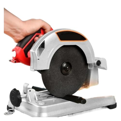 Mini tagliatrice – 2 pezzi strumento elettrico di taglio profilo per ottone e acciaio, regolabile 0-45 gradi, ideale per il taglio di metalli fai da te