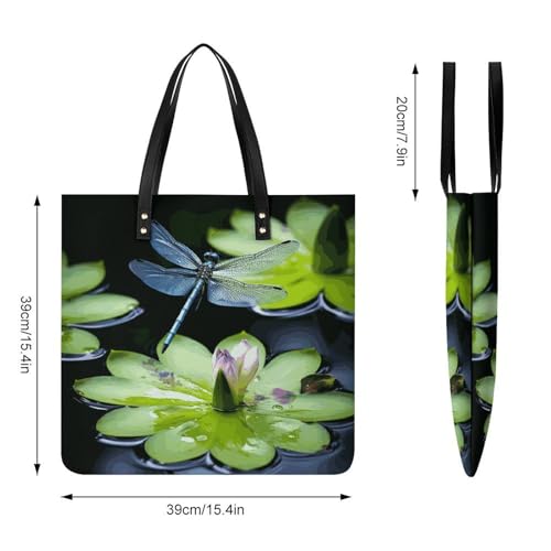 Fox And Heart Tote Bags for Women Leather Handbag Makeup Bag with Magnetic Buckle Design Casual Bag2