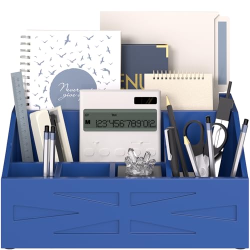 Wood Mail Organizer Countertop, Farmhouse Desk Mail Sorter