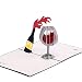 Paper Spiritz Wine Anniversary Card, Pop up Birthday Cards, Valentine's Day Card, Wedding, 3D Pop up Thank you Card, Love Card all Occasion, Celebration Get well Greeting Card