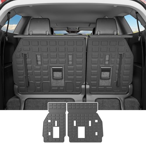 powoq Backrest Mat Compatible with 2021-2025 Toyota Sienna 3rd Row Back Seat Protector TPE Cargo...