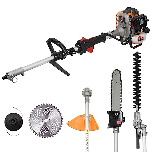 HAIGE(ハイガー) 高枝切りチェーンソー 多機能園芸機 草刈機 草払い機...