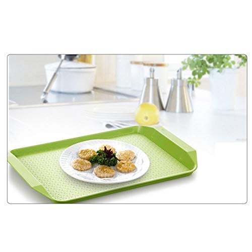 KKmoon Bandeja de serviço de 1 unidade Bandeja de comida Bandeja de jantar Bandeja de refeitório Caf