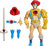 Masters of The Universe Origins & Thundercats Action Figure Lion-O, 1980s Crossover Toy, 5.5 Inch Posable, Removable Armor, Accessory & Collector Card