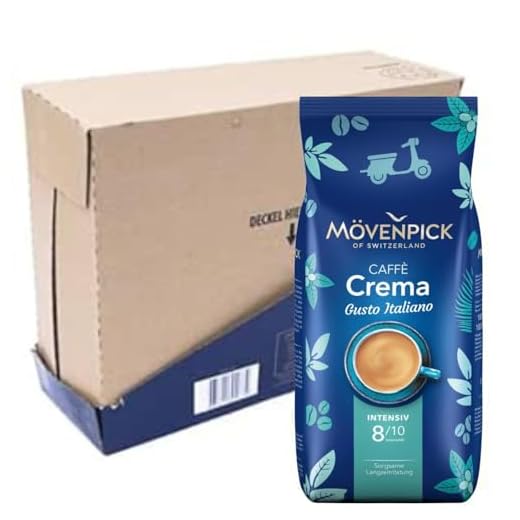 Mövenpick Caffè Crema Gusto Italiano Intenso 4x1000g (4000g) - Kaffee Crema