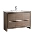 Fresca Allier 48" Gray Oak Modern Bathroom Cabinet w/Sink