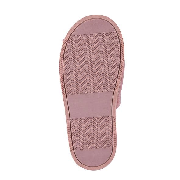 Juicy Couture Women's Slide Slipper Sandals With Faux Fur