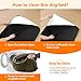 HMTOPE Orthopädisches Hundebett, Hundematte im Doppelstock-Design, Waschbar Hundekissen, Abnehmbar Hundekorb, 120 cm für Große Hunde, Olivgrün