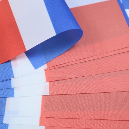 Image of AZ FLAG Dominican Republic 6 Meters Bunting Flag 20 Flags 9'' x 6'' - Dominican String Flags 15 x 21 cm