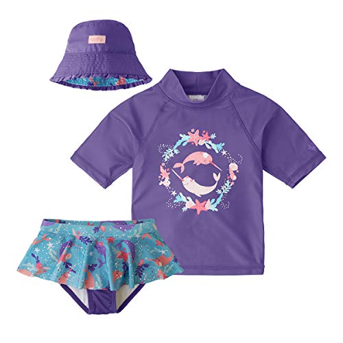 Image of UV SKINZ UPF 50+ Girls' 3-Piece Swim Set