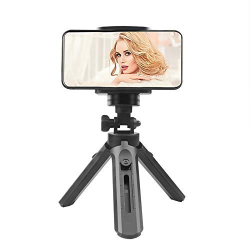 Pora's Mobile Tripod Stand | Portable Handheld Tripod for Camera/Cell Phone | Tabletop Mini Tripod with Universal Phone Clip Extendable Tripod-image-37
