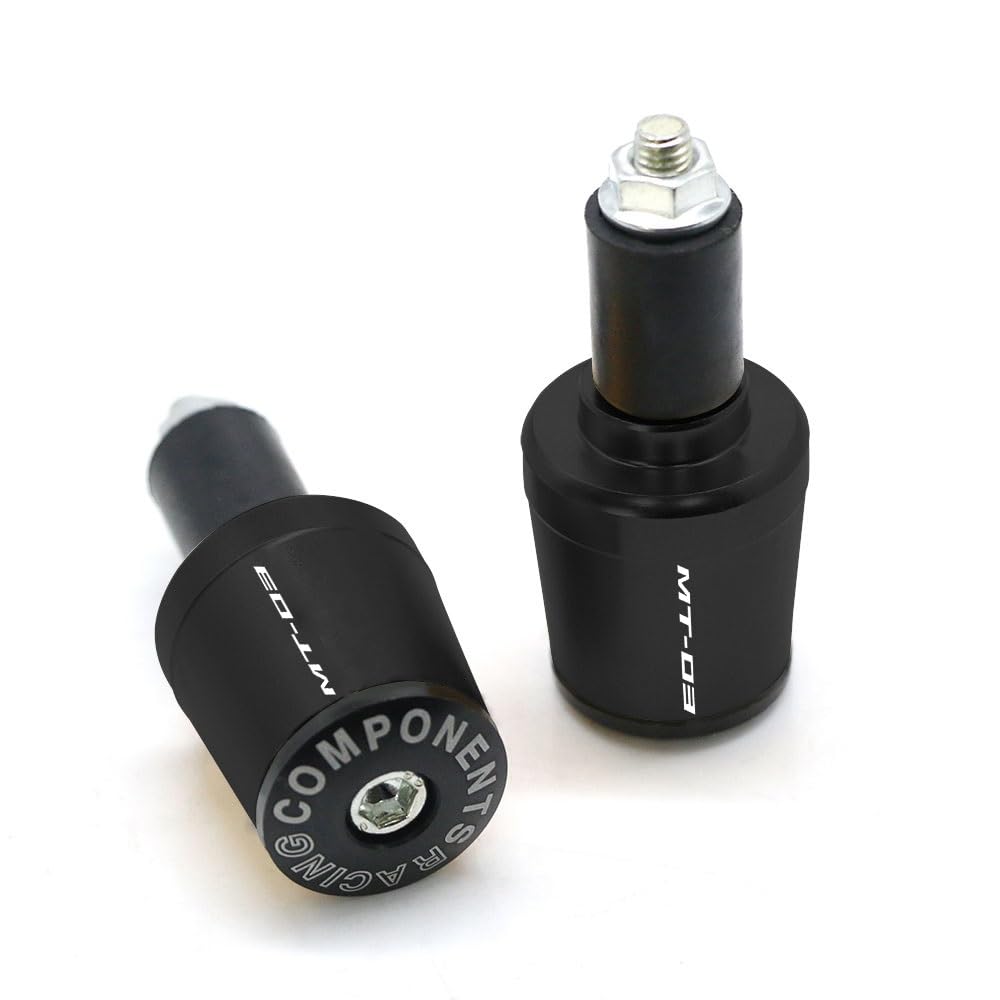 Poignées Yamaha MT-03 embouts de guidon CNC 7/8 pouces noirs