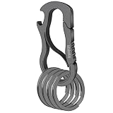 Idakekiy Dual Locking Carabiner Keychain Stainless Steel Opener Larger Version