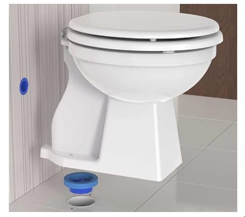 Toilet Wax-Less Ring Kit Includes Bolts, Anchors, Fits 3 Inch And 4 Inch Waste Lines For Toilet Gas Odor And Watertight Sealing #TOP3