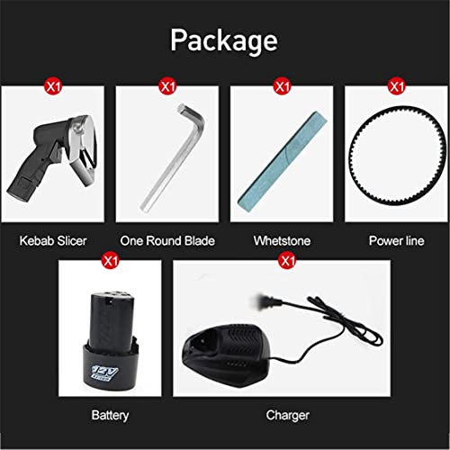Cuchillo eléctrico para kebab y gyros, 2800 RPM miniatura 7