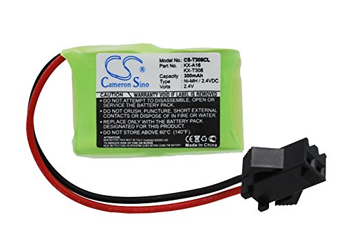 Auronino Replacement Battery for KX-T123210BX KX-T30810CE KX-T30810 KX-T616 KX-T123210B KX-T61610 KX-T123210 KX-A16 KX-T123210D KX-T30810B KX-T61610B Compatible with P-01H-F2G1 KX-T308(300mAh)