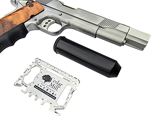 Cedar Mill Fine Firearms Protection Pack | Tsa Approved Hard Gun Pistol Case- Air Force Gray & Pistol Cleaning Kit With Free Super-X Tool #TOP3