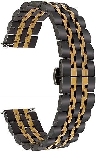 Bracelet montre 46mm acier inoxydable 22mm idéal du bureau aux sorties
