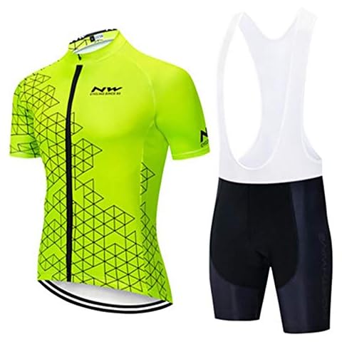 Conjunto de Ciclismo Moxilyn para Hombre con Almohadilla de Asiento de Gel 9D Cover