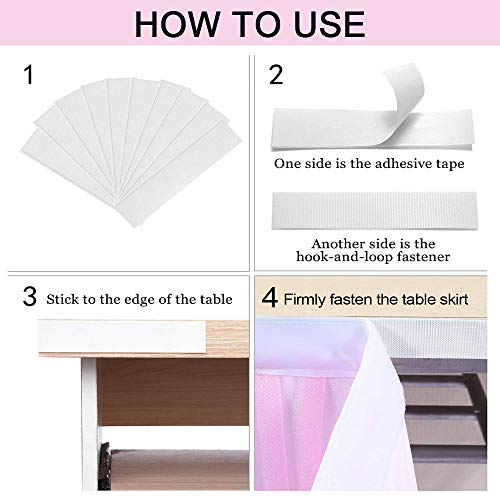 image for MORPHO HELENA Tutu Table Skirt 6ft for Round Retangle Table Starry Sky