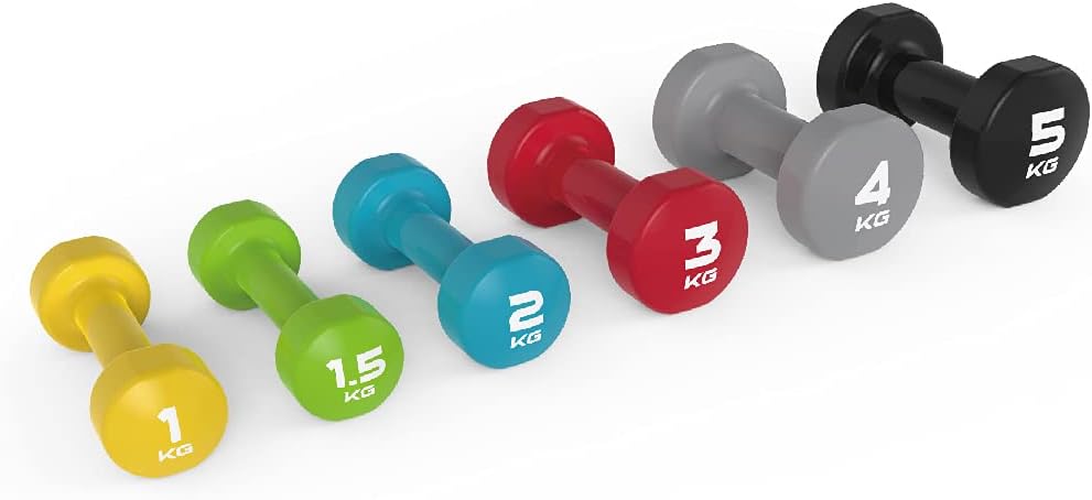 LP8076S Colourful Studio Dumbbell Set