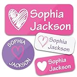 Bunny Badges Personalized Daycare Name Labels for Kids...