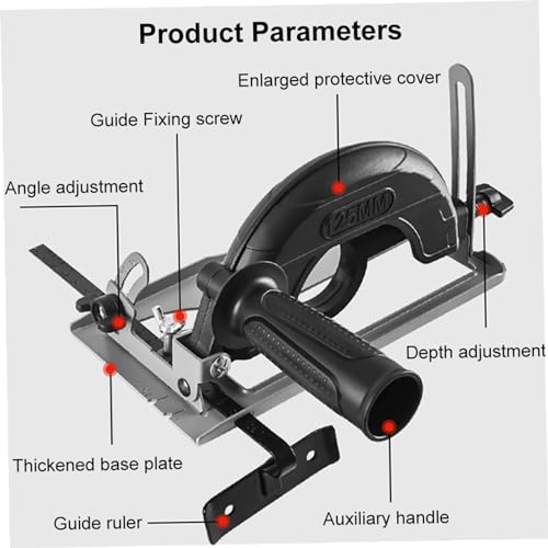 Support de meuleuse d'angle 125mm pour éviter les vibrations et réussir vos angles à 45°