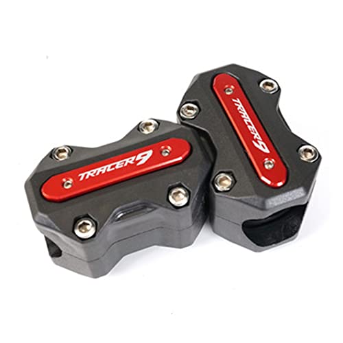 Garde moteur Tracer 9 GT pare-chocs anti-chute avec logo protecteur rouge 2021-2022