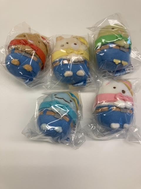 【新品未開封】すみっコぐらし農園 限定てのりぬいぐるみ 5体 ＋ 農園シール てのり 農園 限定5種セット 新品未開封】すみっコぐらし農園 限定