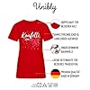 Women's T-Shirt with Confetti in the Heart Carnival, red, S #3