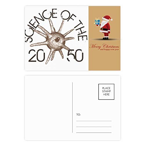 Cartes postales Père Noël Science Cell Line lot de 20 idées cadeaux de vœux