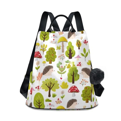 Sac à dos voyage imprimé hérissons mignons pour vos escapades et weekends en nature