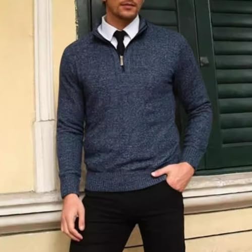 Sudadera de cremallera de un cuarto para evitar el frío con estilo 2