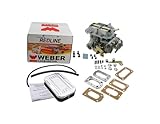 Generic Weber Redline Carburetor Kit Suzuki Samurai 32/36 DGEV With Electric Choke And Chrome Air Filter K601E