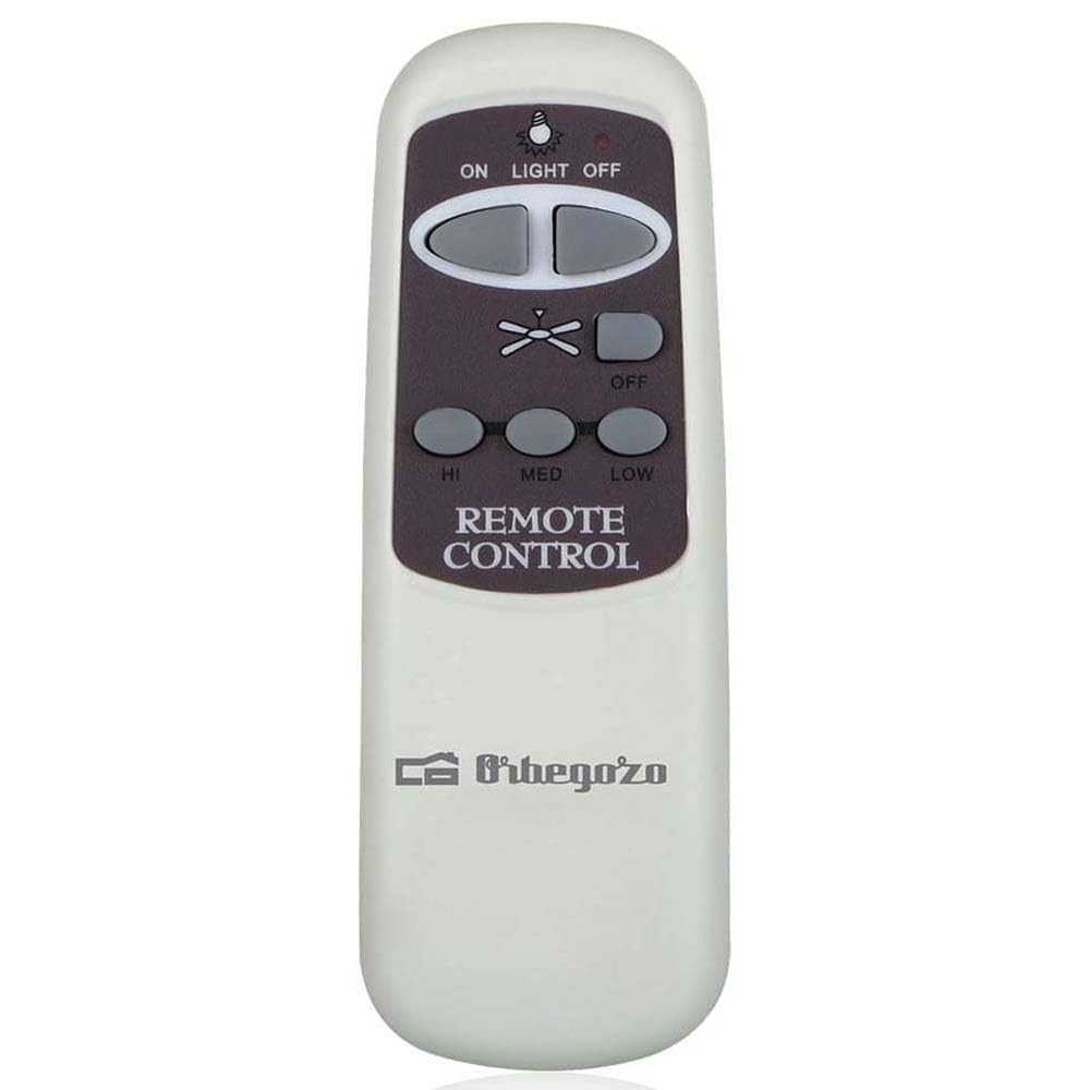 Orbegozo CP 53132 A Deckenventilator Mit Licht – 112 Cm, Grau/Silber, 3 Geschwindigkeiten, Fernbedienung