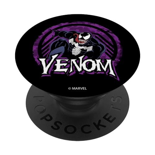 Marvel Venom Pose Purple Pixels PopSockets Adhesive PopGrip