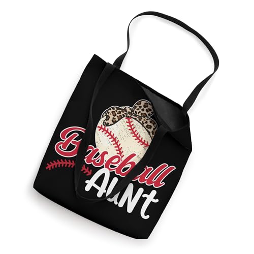 Bolso tipo tote para tía de jugador de béisbol, 'Baseball Aunt' miniatura 2