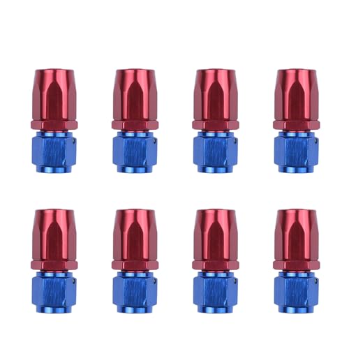 Raccord AN6 8mm pour tuyau d'alimentation turbo lot de 8 pièces droites